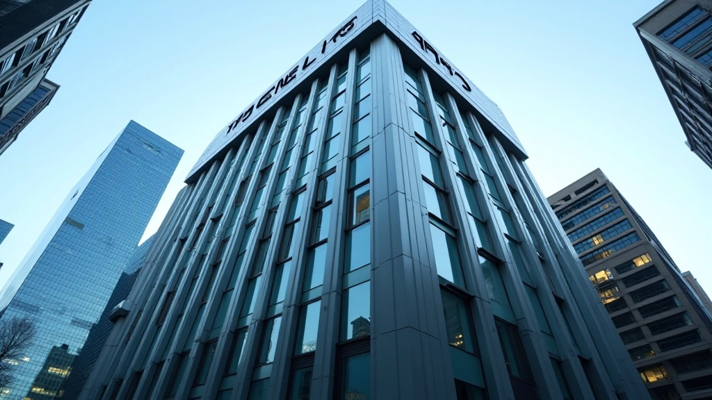 Europäische Zentralbank Gebäude in Frankfurt mit modernem Design